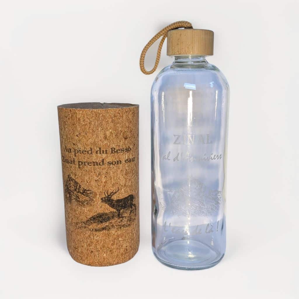 Bouteille "Eau de là" Zinal.
