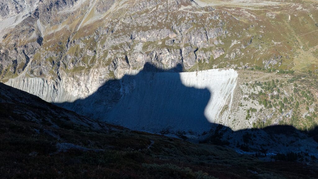 Sur le chemin de la cabane du Grand Mountet